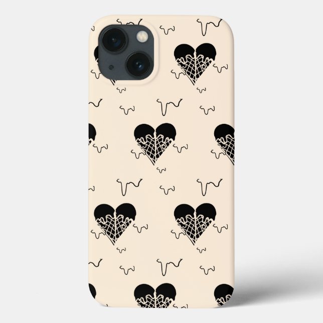 Mikitiez Blackeart cookiesandkräm glass (Baksida)