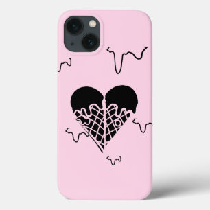 Mikitiez Blackeart cookiesandkräm glass