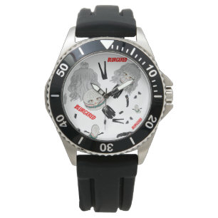 Mikitiez blonde hårbun pinky blur kostym tie armbandsur