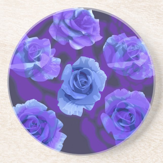 Mikitiez blue ro valentine fantasi sten underlägg (Framsidan)