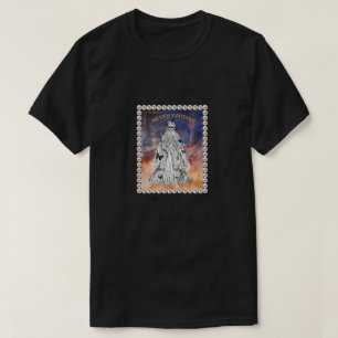 Mikitiez brude white skalle skeleton halloween t shirt