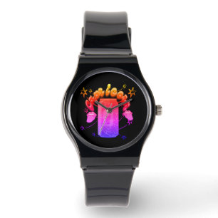 Mikitiez capricorn djävulen rockstar saturn armbandsur