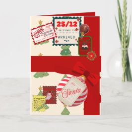 Mikitiez Christmaseve Northpole expressmail Helgkort