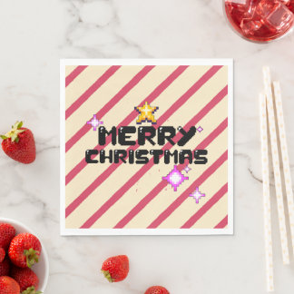 Mikitiez Christmasmatch vintage pappa elf santacla Pappersservett