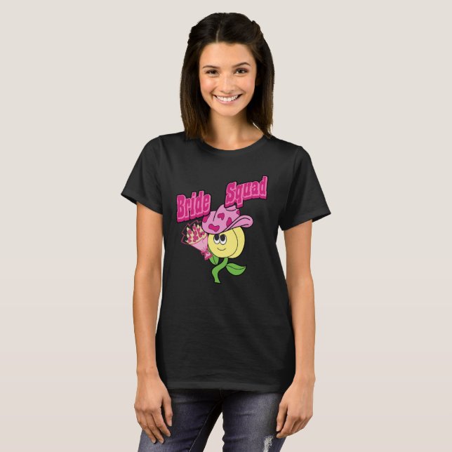 Mikitiez cowboybridesquad june bride t shirt (Hel framsida)