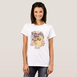 Mikitiez dinosaur bride bröllop-pannan Chocolate T Shirt