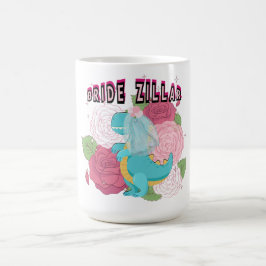 Mikitiez dinosaur bride bröllop-pannan kaffemugg