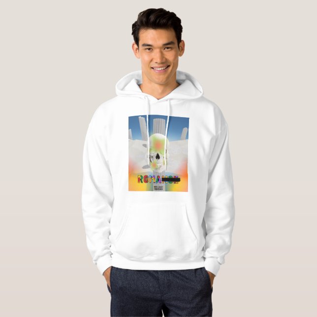 Mikitiez dreamer head tatto rainbow ro stro Ro Hoodie (Hel framsida)