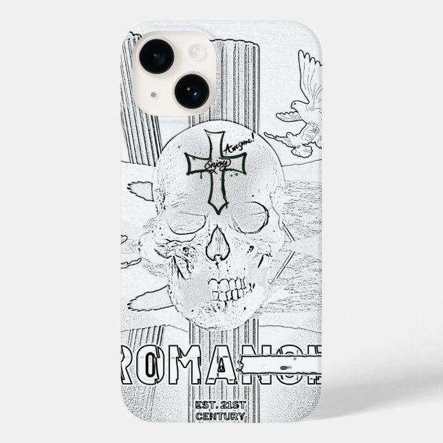 Mikitiez dreamer skalltatus mot regnbåge ro sten (Baksida)