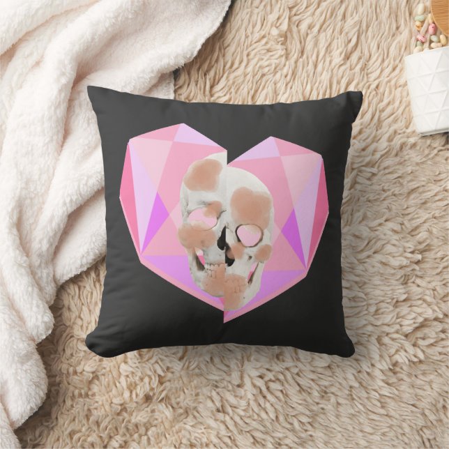 Mikitiez drömskalle tatuering regnbåge ros strand kudde (Filt)