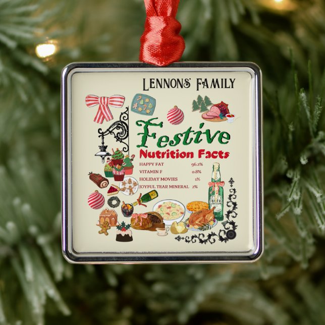 Mikitiez festivechristmas recipe baking holiday julgransprydnad metall (Träd)