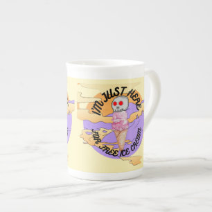 Mikitiez glass present för glassälskare Specialmug Benporslin Mugg