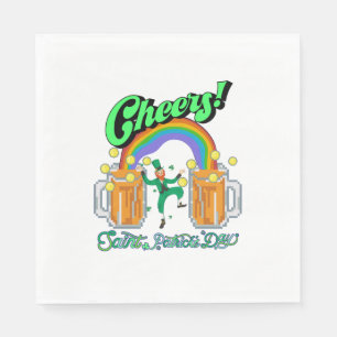 Mikitiez grönt hade tur Saint patrick's day irishö Pappersservett