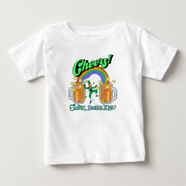 Mikitiez grönt hade tur Saint patrick's day irishö T Shirt (Framsida)