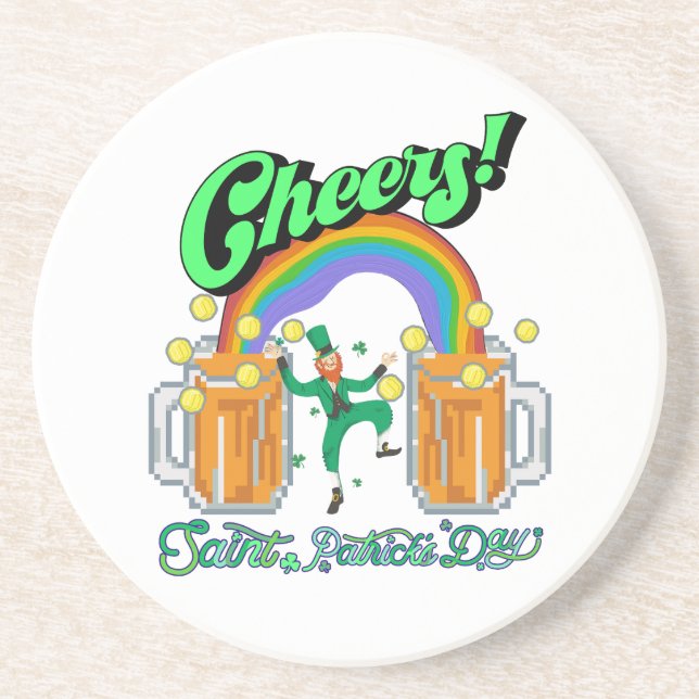 Mikitiez grönt hade tur Saint patrick's day irishö Underlägg (Framsidan)