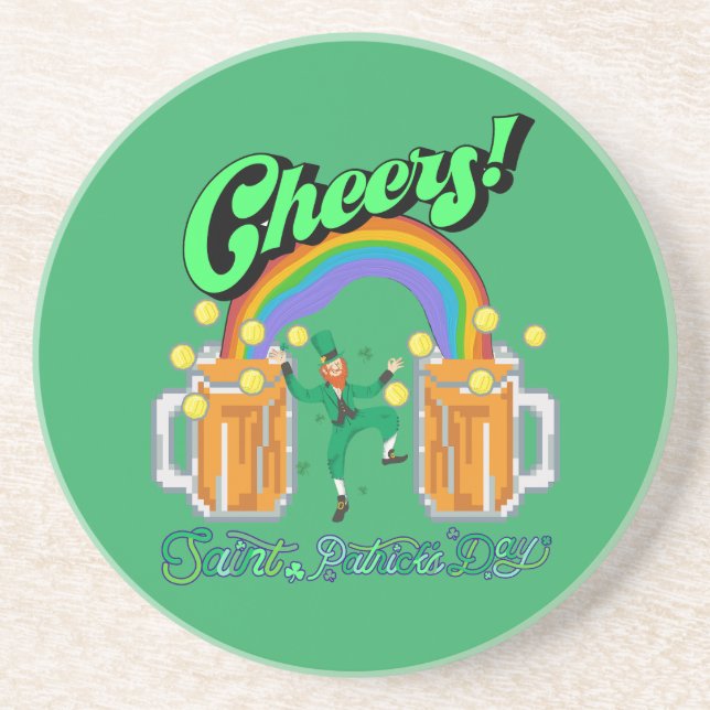 Mikitiez grönt hade tur Saint patrick's day irishö Underlägg (Framsidan)