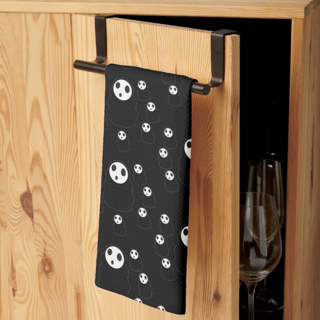 Mikitiez groovy ghouls fladdermus night helgdag ha kökshandduk (Thirds Fold)