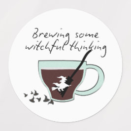 Mikitiez halloween espresso häxkistan eshop klistermärke