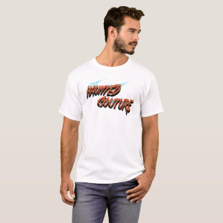 Mikitiez Halloween Spökhus svartorange randig T Shirt