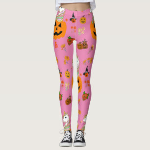 Mikitiez halloween unicorn-pooky oktober leggings