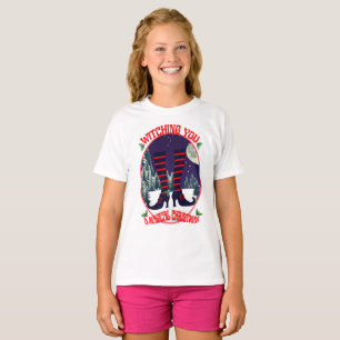 Mikitiez häxa magisk helig julnatt jultomten t shirt