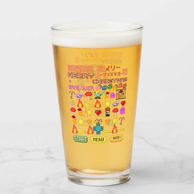 Mikitiez helgdag christmas videogame cutepenguin glaskopp (Framsida fylld)