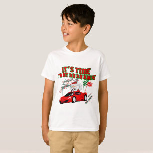 Mikitiez ho ho ho santaclaus sleigh home t shirt
