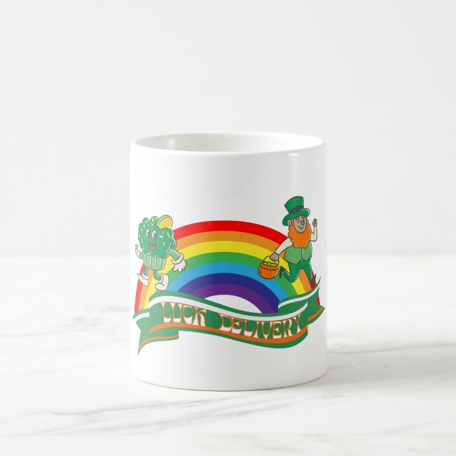 Mikitiez irish klöver grönt st.patrick har tur kaffemugg (Center)