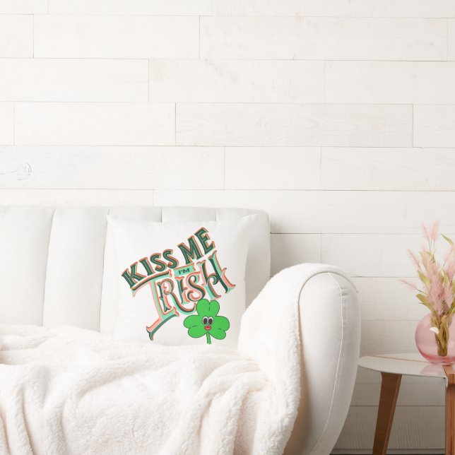 Mikitiez irish klöver grönt st.patrick har tur kudde (Soffa)