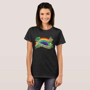 Mikitiez irish klöver grönt st.patrick har tur t shirt