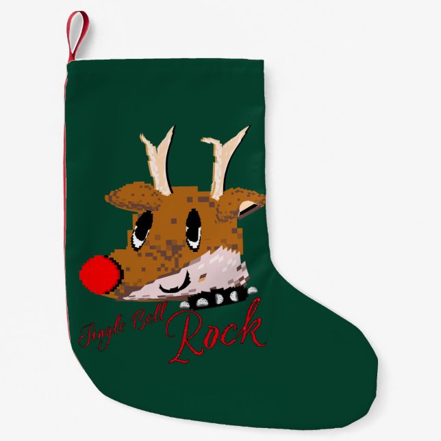 Mikitiez jinglebellrock punk gothmas reindeer liten julstrumpa (Framsidan)