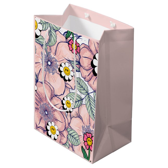 Mikitiez jordens dag naturomvandling, ro blomma (Baksidan Vinklad)