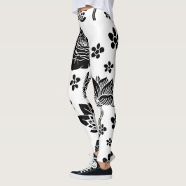 Mikitiez jordens dag naturomvandling, ro blomma leggings
