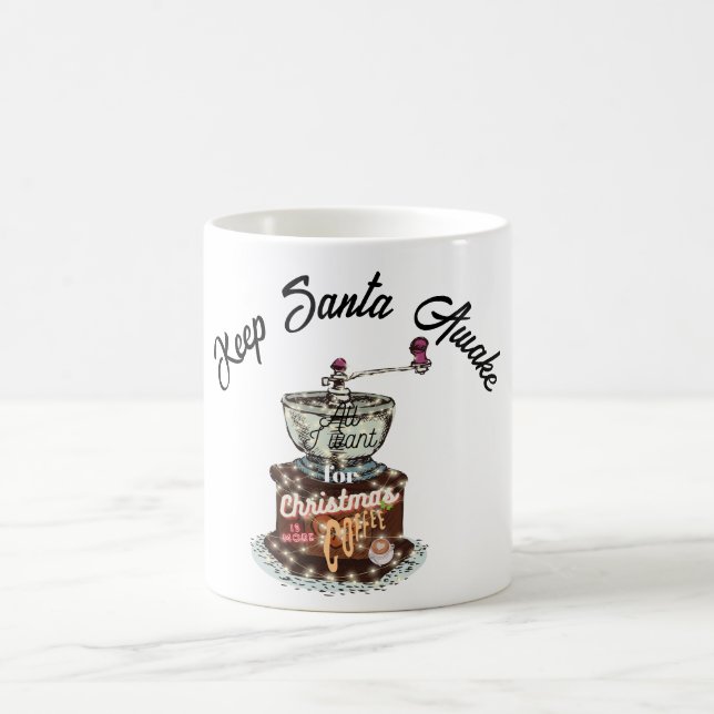 Mikitiez kaffchristmas citerar söt koffein kaffemugg (Center)