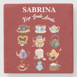 Mikitiez kaffchristmas citerar söt koffein stenunderlägg