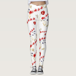 Mikitiez magic wish holiday christmas luxury leggings