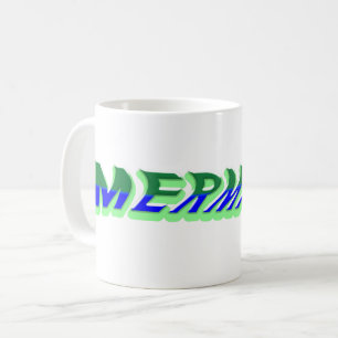 Mikitiez Oceanien sjöjungfru venus sea blue Kaffemugg