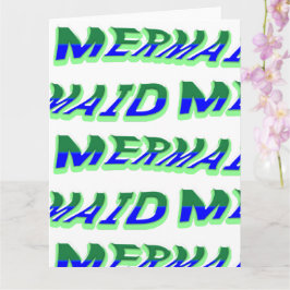 Mikitiez Oceanien sjöjungfru venus sea blue Kort