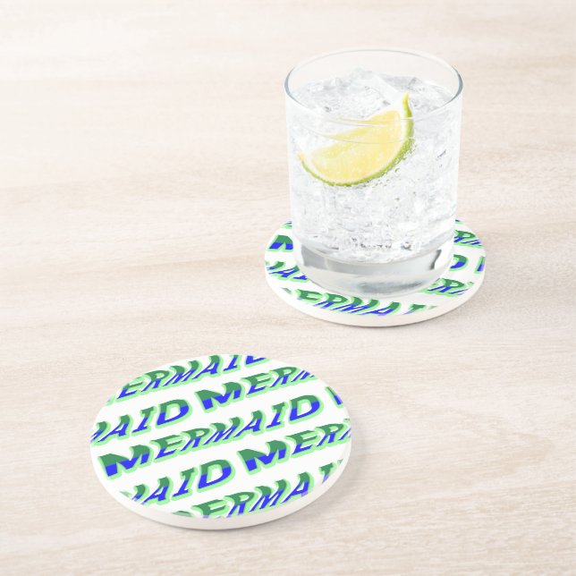 Mikitiez Oceanien sjöjungfru venus sea blue Underlägg (Sidan)