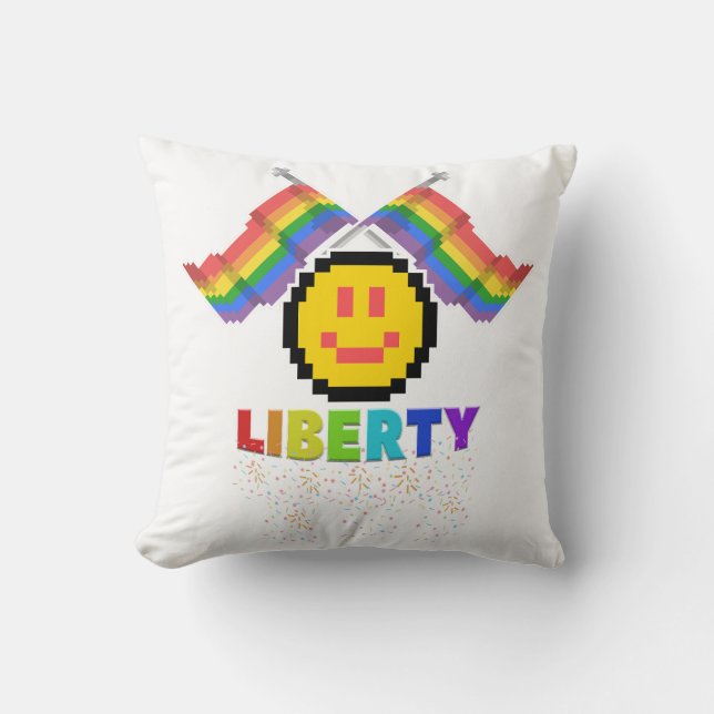Mikitiez PE olympics donut regnbåge sport lgbtqia+ Kudde (Framsida)