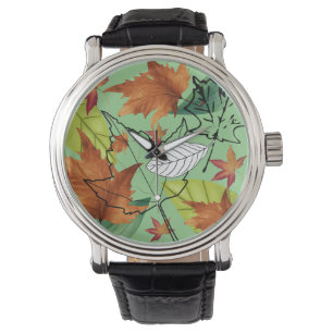 Mikitiez pisces nature selflove ro-blomman armbandsur