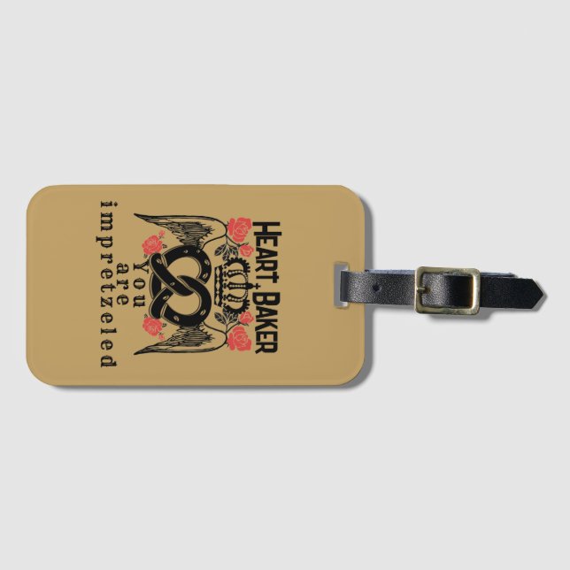 Mikitiez Pomzel Bbröbaker drottning kung Bagagebricka (Framsida horisontal)