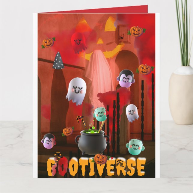 Mikitiez pooky vibes halloween multiverse 3D Kort (Framsida)