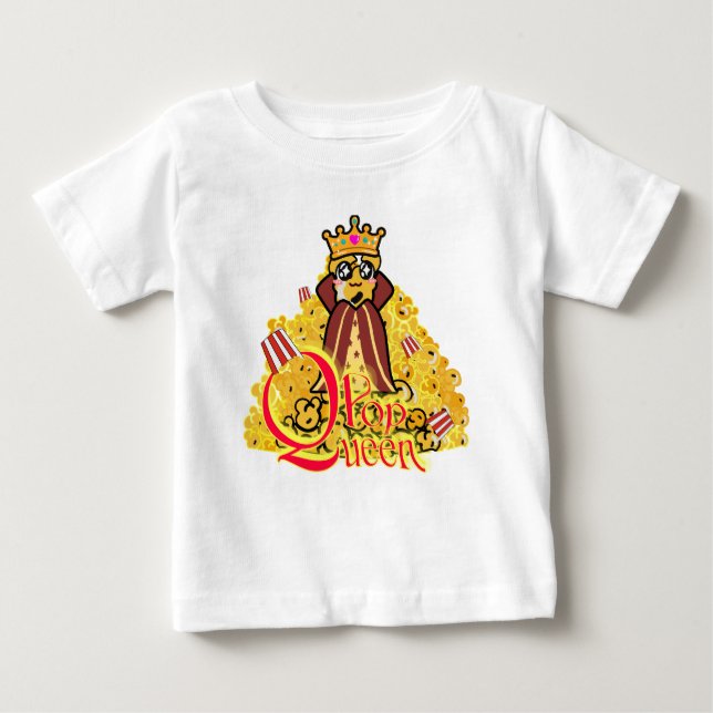 Mikitiez popdrottpopcorn moivenight bio t shirt (Framsida)