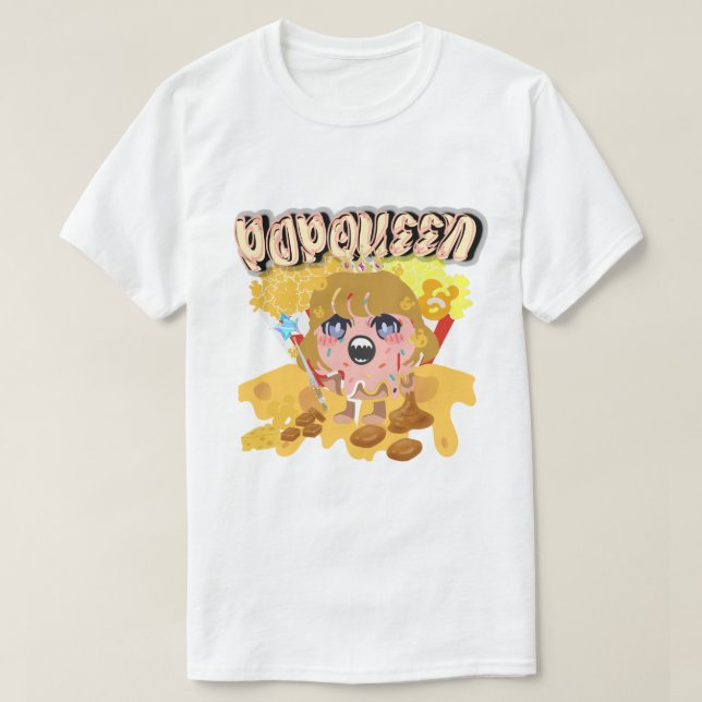 Mikitiez popdrottpopcorn moivenight bio t shirt (Design framsida)