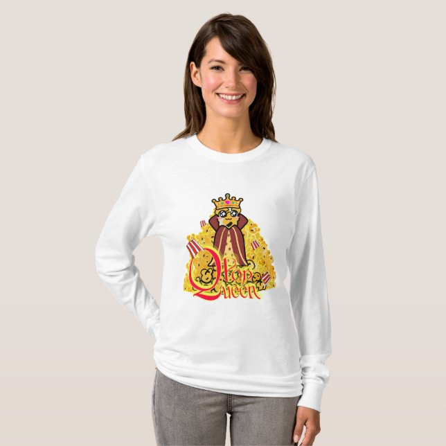 Mikitiez popdrottpopcorn moivenight bio t shirt (Hel framsida)