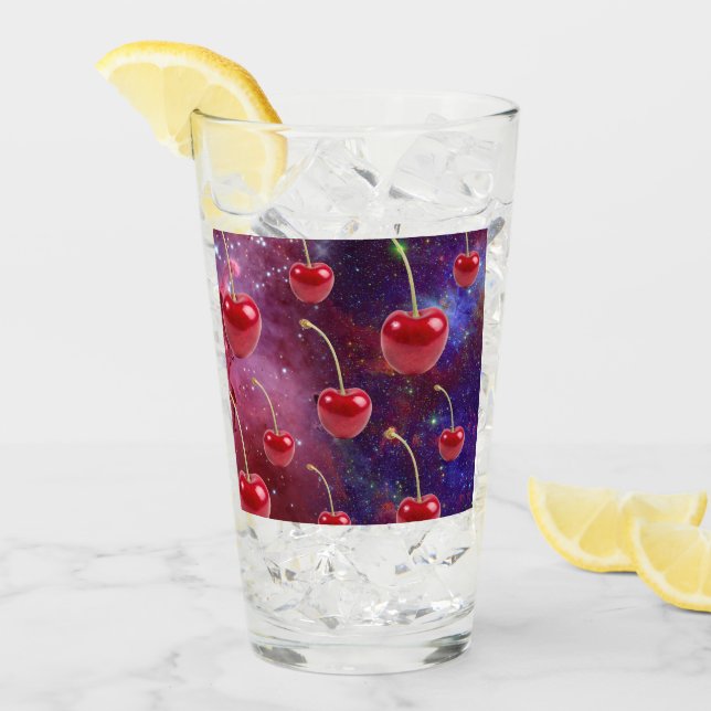 Mikitiez red cheery galaxy vegan glaskopp (Framsida Ice)