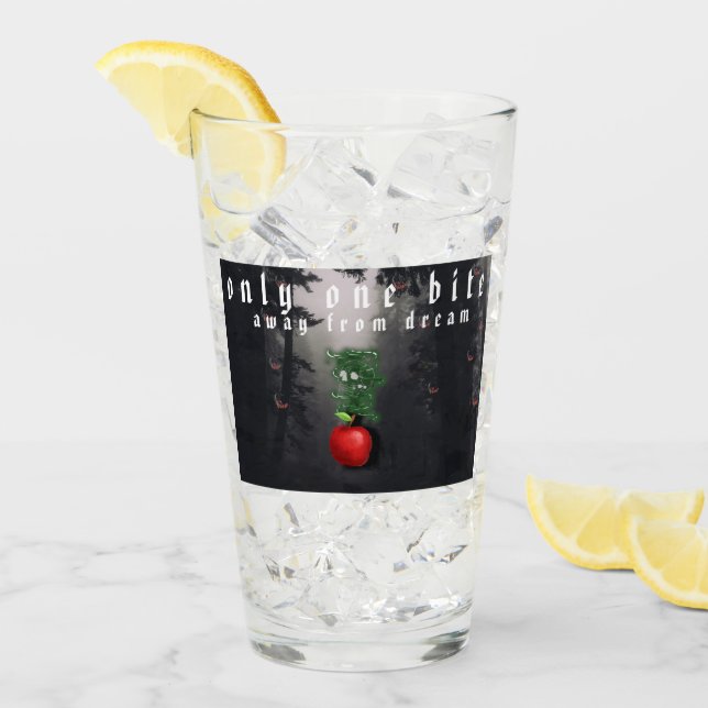 Mikitiez red skalle giftigt äpple vegan sommar glaskopp (Framsida Ice)