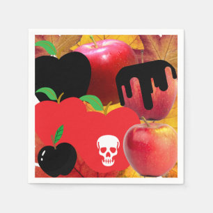 Mikitiez red skalle giftigt äpple vegan sommar pappersservett