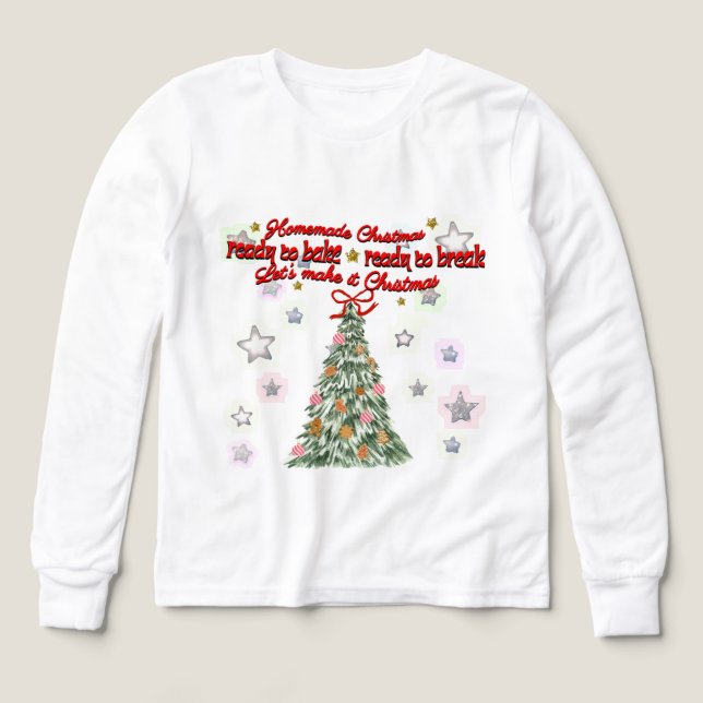 Mikitiez rustic chirstmas vintage cozy farmhouse t shirt (Design framsida)